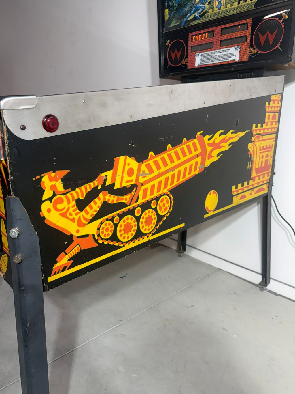 🏰 Williams Big Guns Pinball – Excellent Condition 🏰