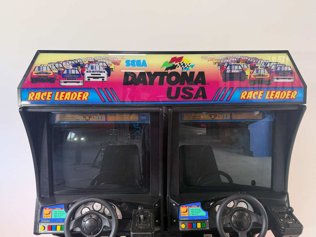 SEGA Daytona USA 2 Player Twin Racing Arcade Machine – Refurbished & Fully Working