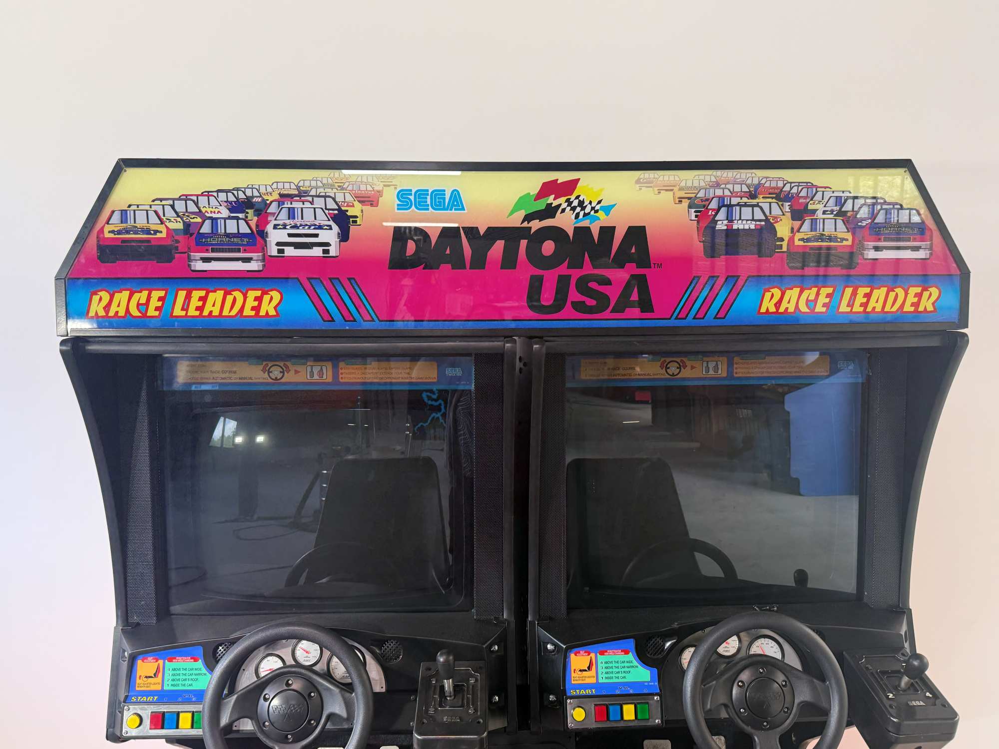 SEGA Daytona USA 2 Player Twin Racing Arcade Machine – Refurbished & Fully Working