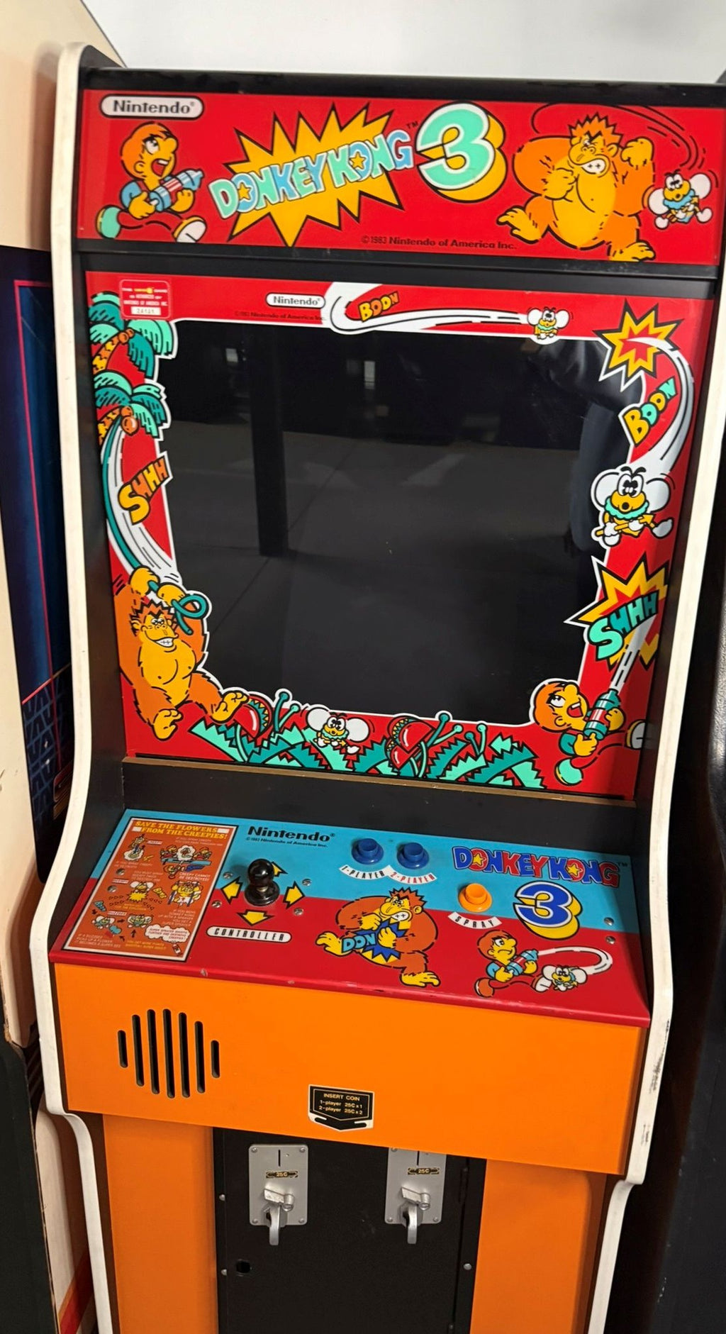 🐵 Donkey Kong 3 Arcade Machine — Restored with New Artwork