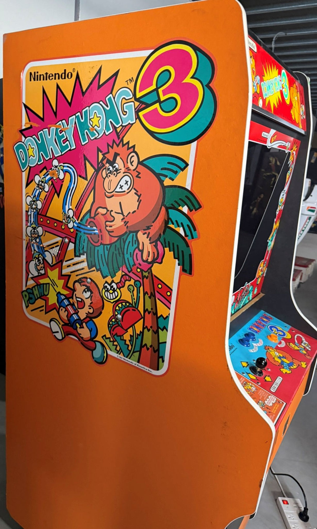 🐵 Donkey Kong 3 Arcade Machine — Restored with New Artwork