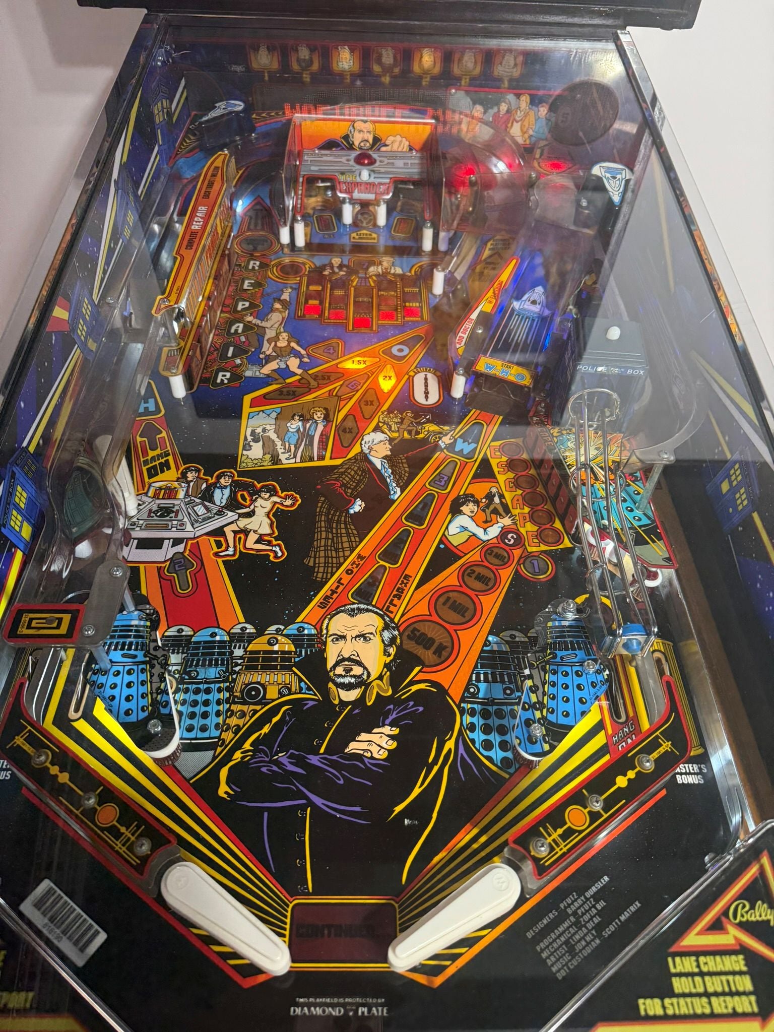 Doctor Who Pinball (Bally) – Showroom Condition ⏳
