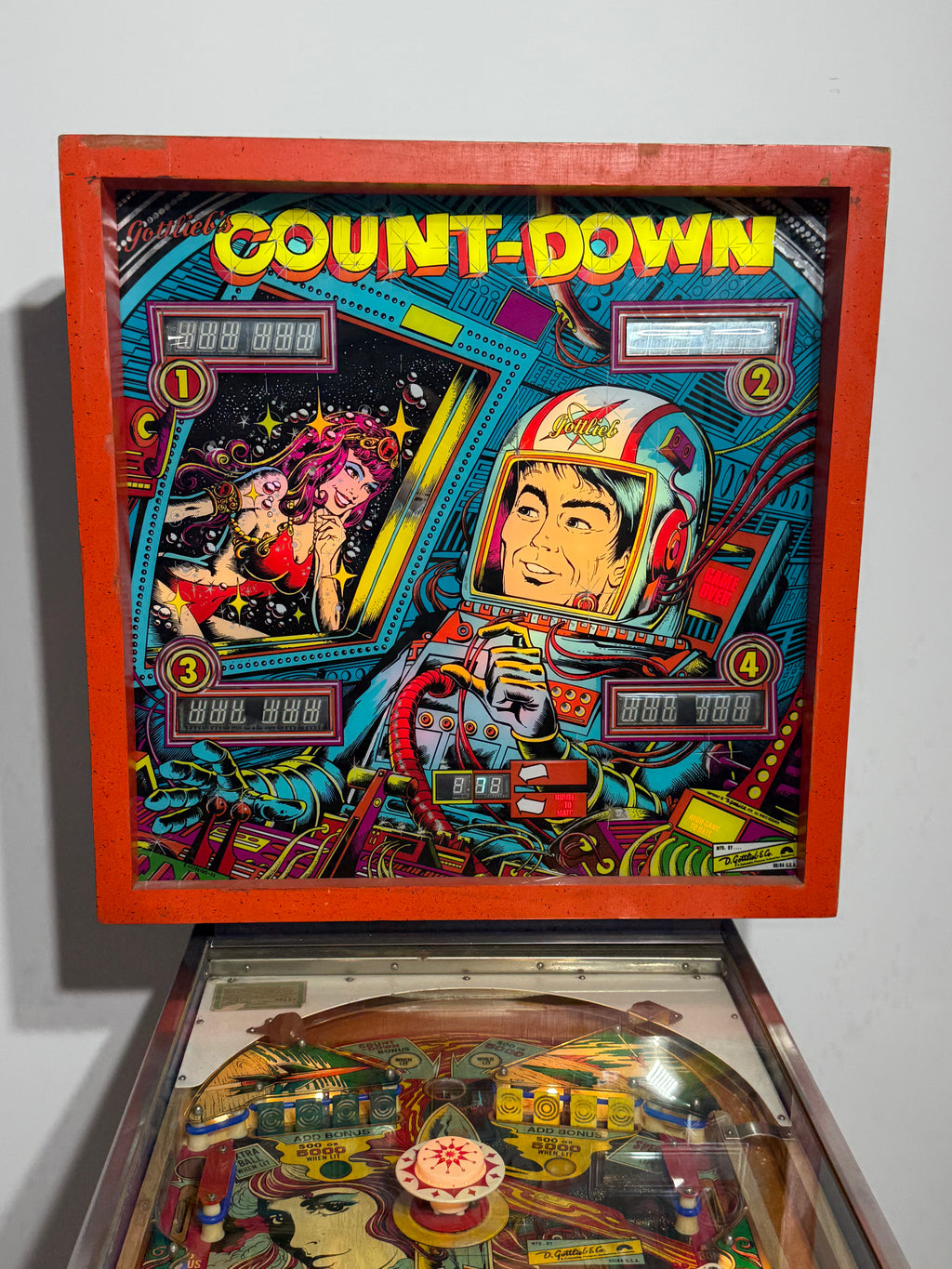 🚀 RESTORED Count Down Pinball (Gottlieb) – Showroom Condition 🚀