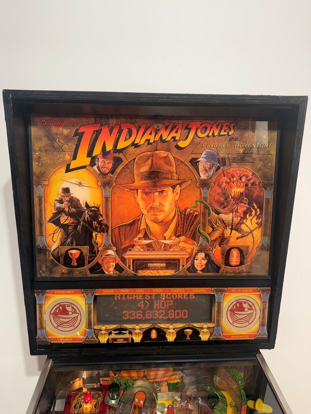 🤠 RESTORED Indiana Jones: The Pinball Adventure (Williams) – Showroom Condition 🤠