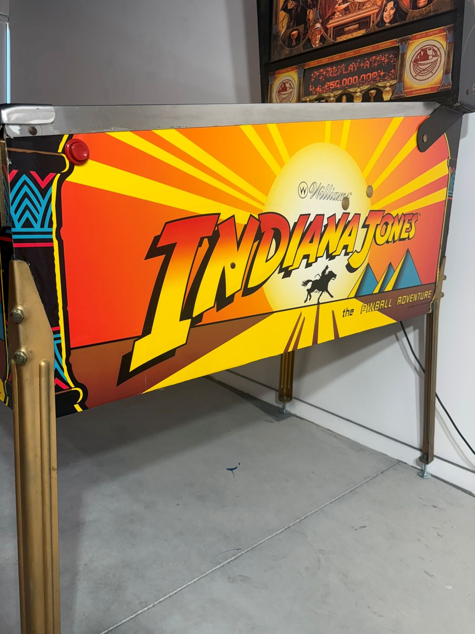 🤠 RESTORED Indiana Jones: The Pinball Adventure (Williams) – Showroom Condition 🤠